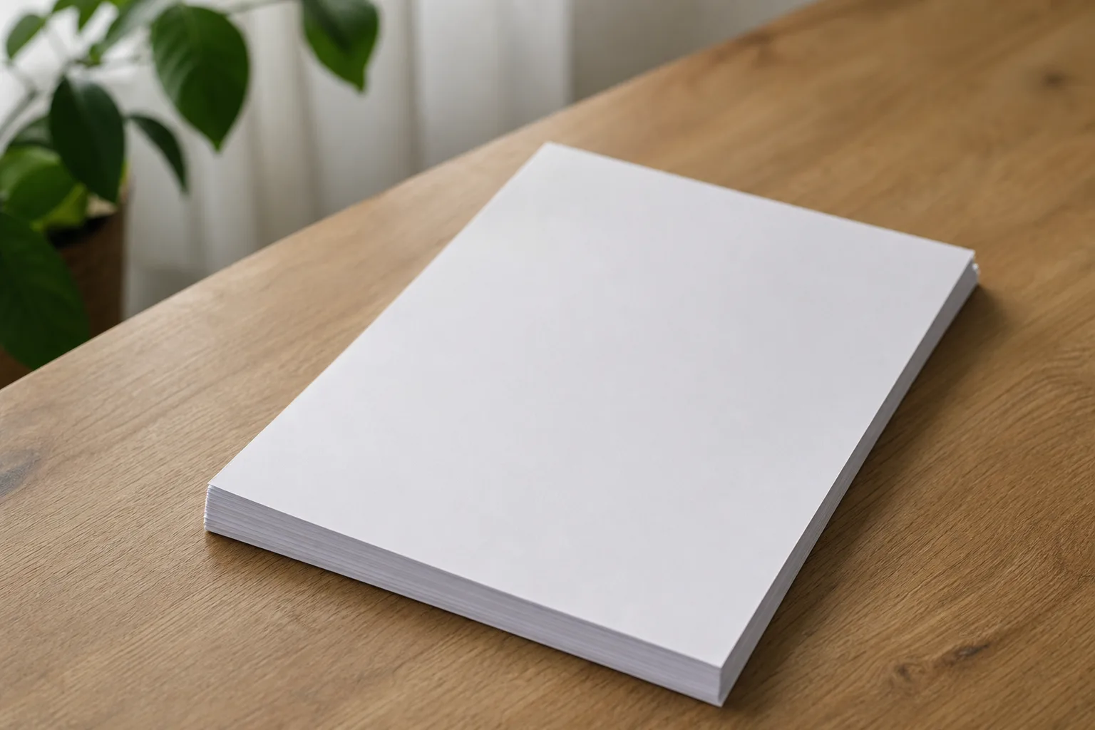 white printer paper